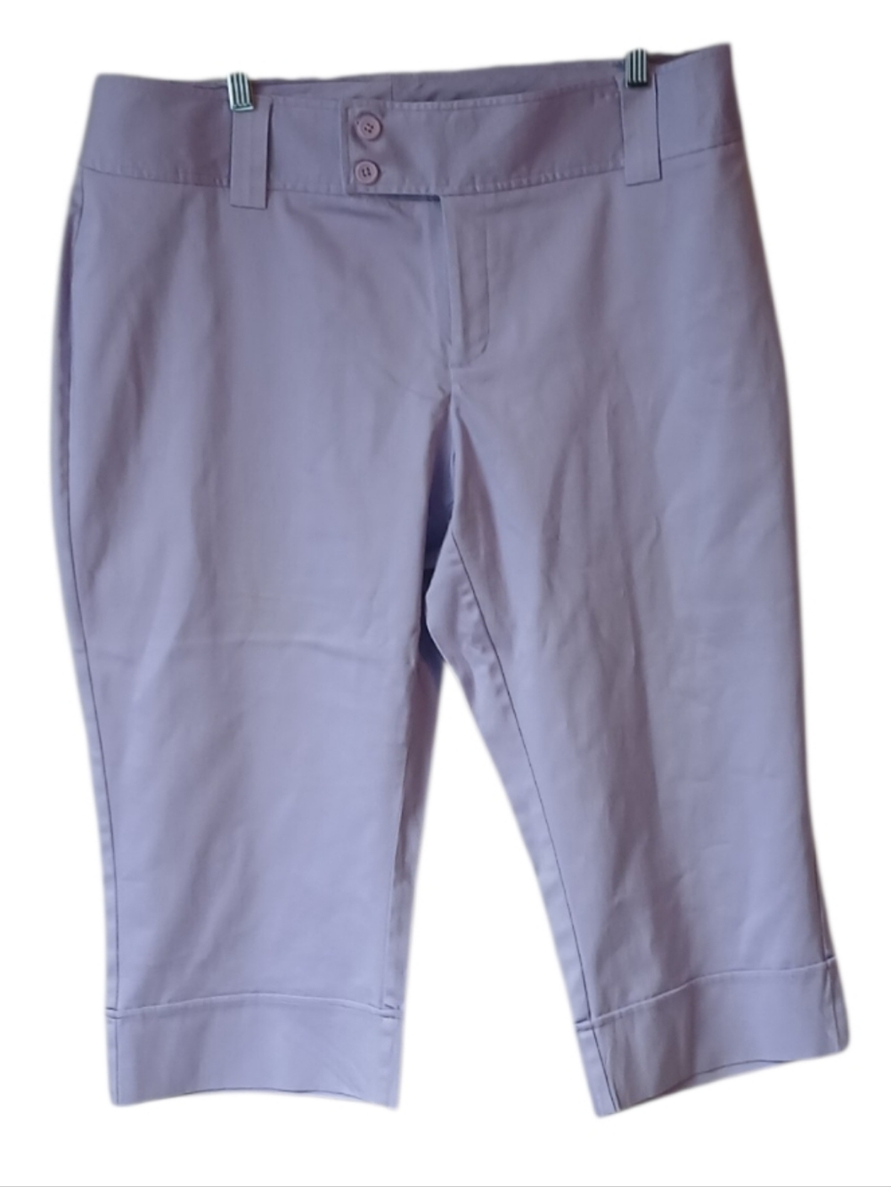 Carolina Blues Purple Capris Size 18W